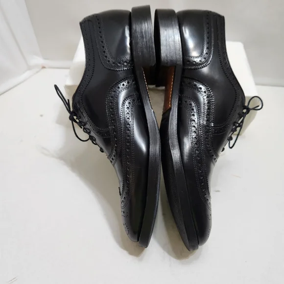 ALLEN EDMONDS BLACK DRESS SHOES SIZE 9.5 - Picture 7 of 14
